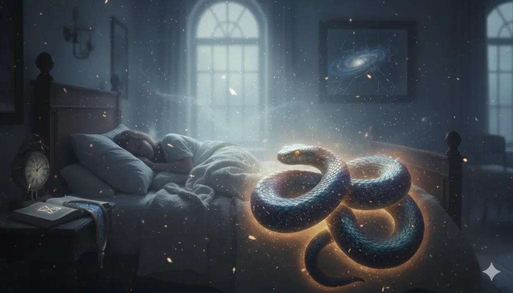 Spiritual Symbolism of a Snake in Your Bed Dream