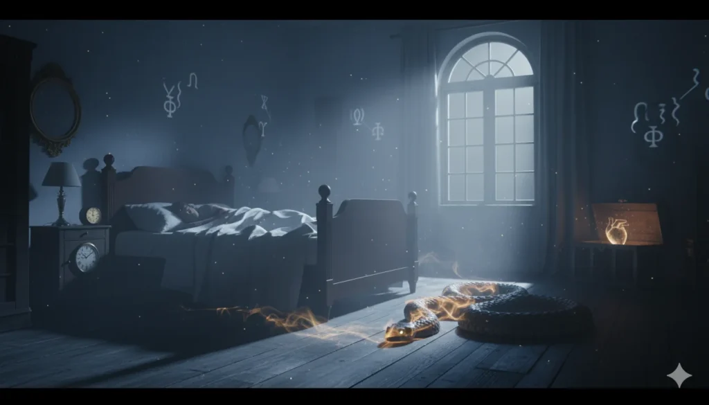Spiritual Symbolism of a Snake in Your House Dream