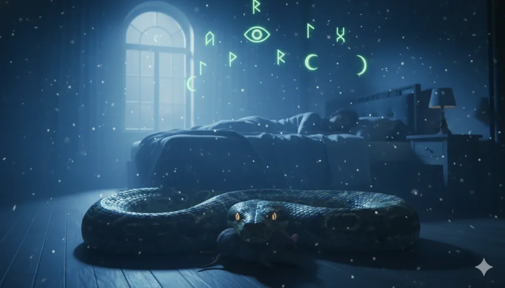 Snake Eating Something Dream Meaning