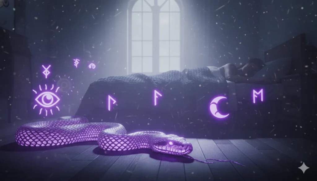 violet snake dream meaning